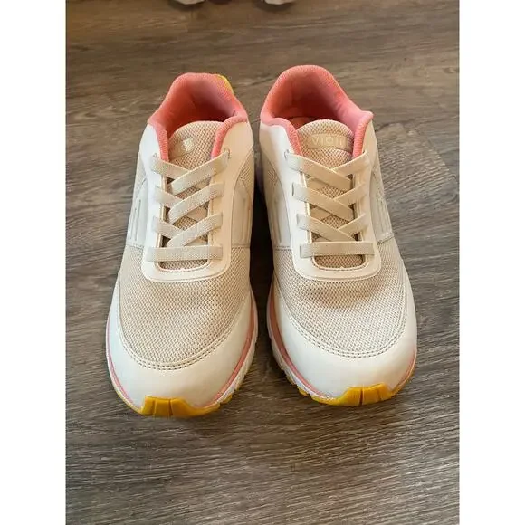 Vionic Seville Ivory Pink Slip On Fitness Running Shoe Sneakers - Picture 2 of 9